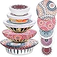Revahope 4 Pieces Bowl Covers Reusable, 4 Size Stretch Cloth - View #3