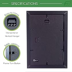 FrameWorks 24” x 30” 2-Pack Black Back-Loading