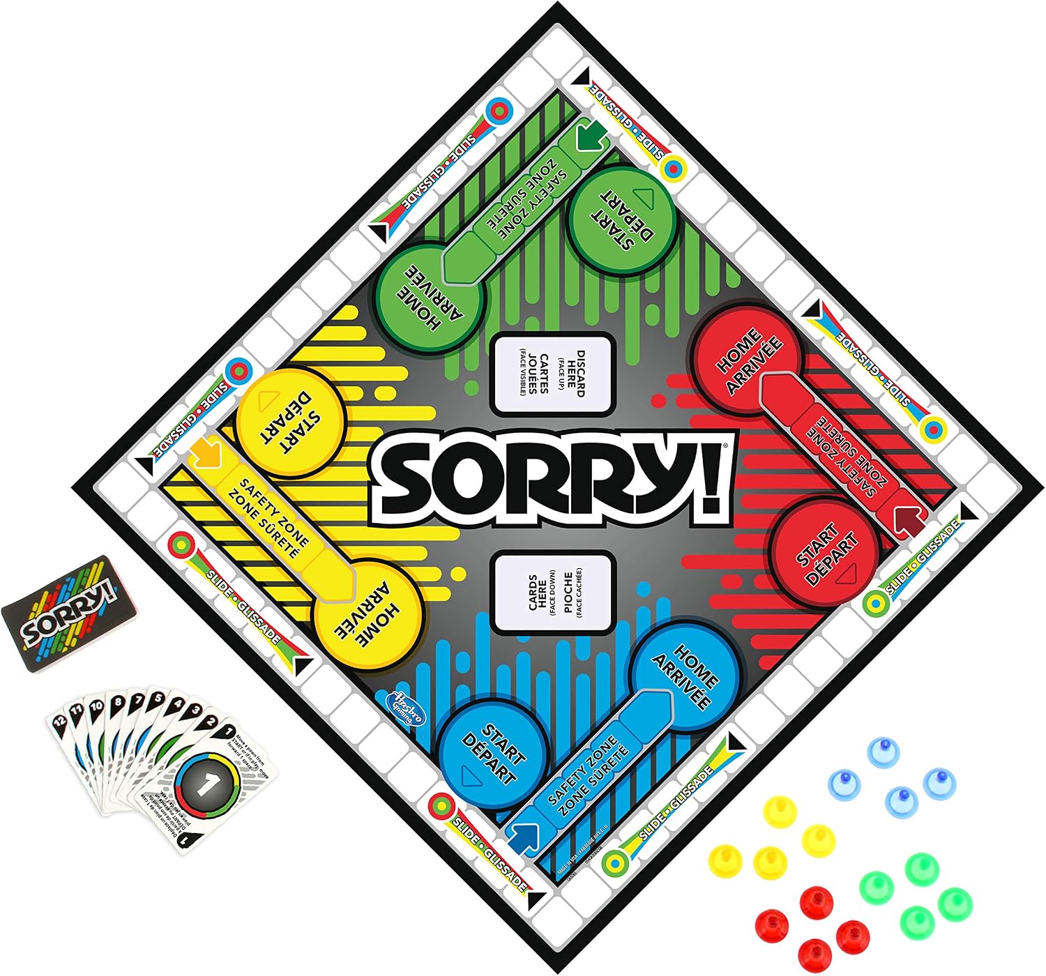 Sorry! Board Game for Kids Classic Hasbro Board Game; Each Player Gets 4 Pawns, Holiday Gifts for Kids Ages 6 and up - Image 3