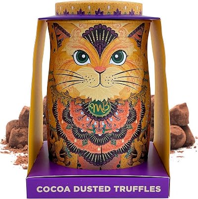 Monty Bojangles Savanna Gold Cat Tin Flutter Scotch Truffles 135g