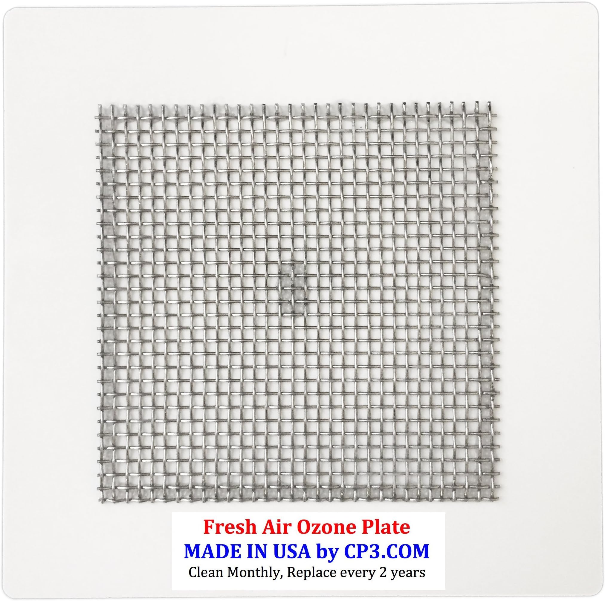 Universal Ozone Plate MADE IN USA By CP3 Inc. 4.5" x 4.5" for Fresh Air EcoQuest Alpine Vollara GreenTech Spring Air Natures Air (1)