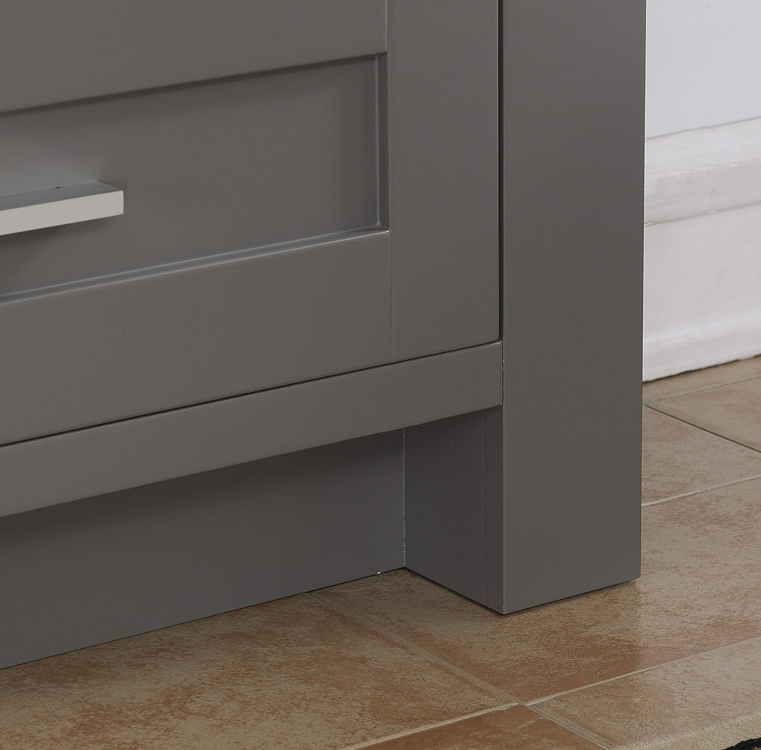 Runfine Rf110079 30 Inch Cultured Marble Top Premium Grey Finish Bathroom Vanity Gray Amazon Com