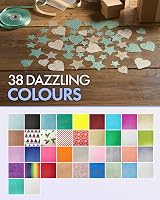 Italian Options Non-Shed Glitter Cardstock A4 250gsm Bright Lemon 10 Sheets view 3