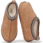 Project Cloud 100% Genuine Leather Womens Slippers with Genuine Australian Shearling Fur Lining Slippers for Women - Non-Slip EVA with Memory Foam Fuzzy Slippers Women Footwear (Nerita)