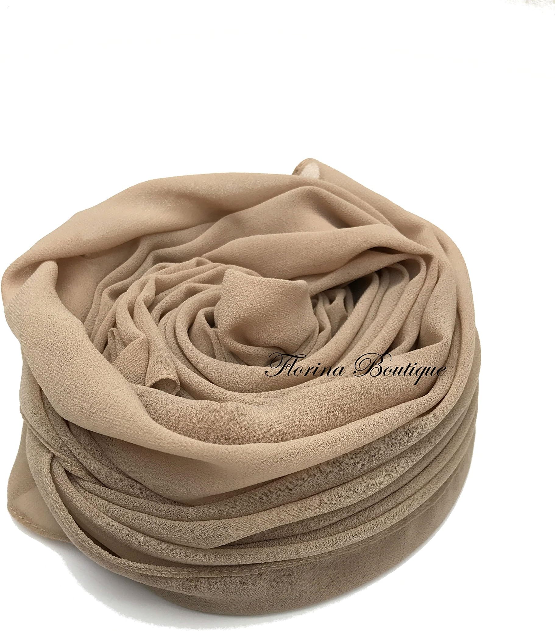Plain Chiffon Hijab Scarf shawl wrap bridesmaid Lovely material 40 colors