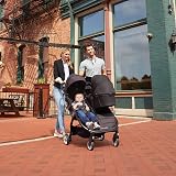 Baby Jogger Foldable Lightweight Carrycot for City Tour 2 Double Opulent Black view 5