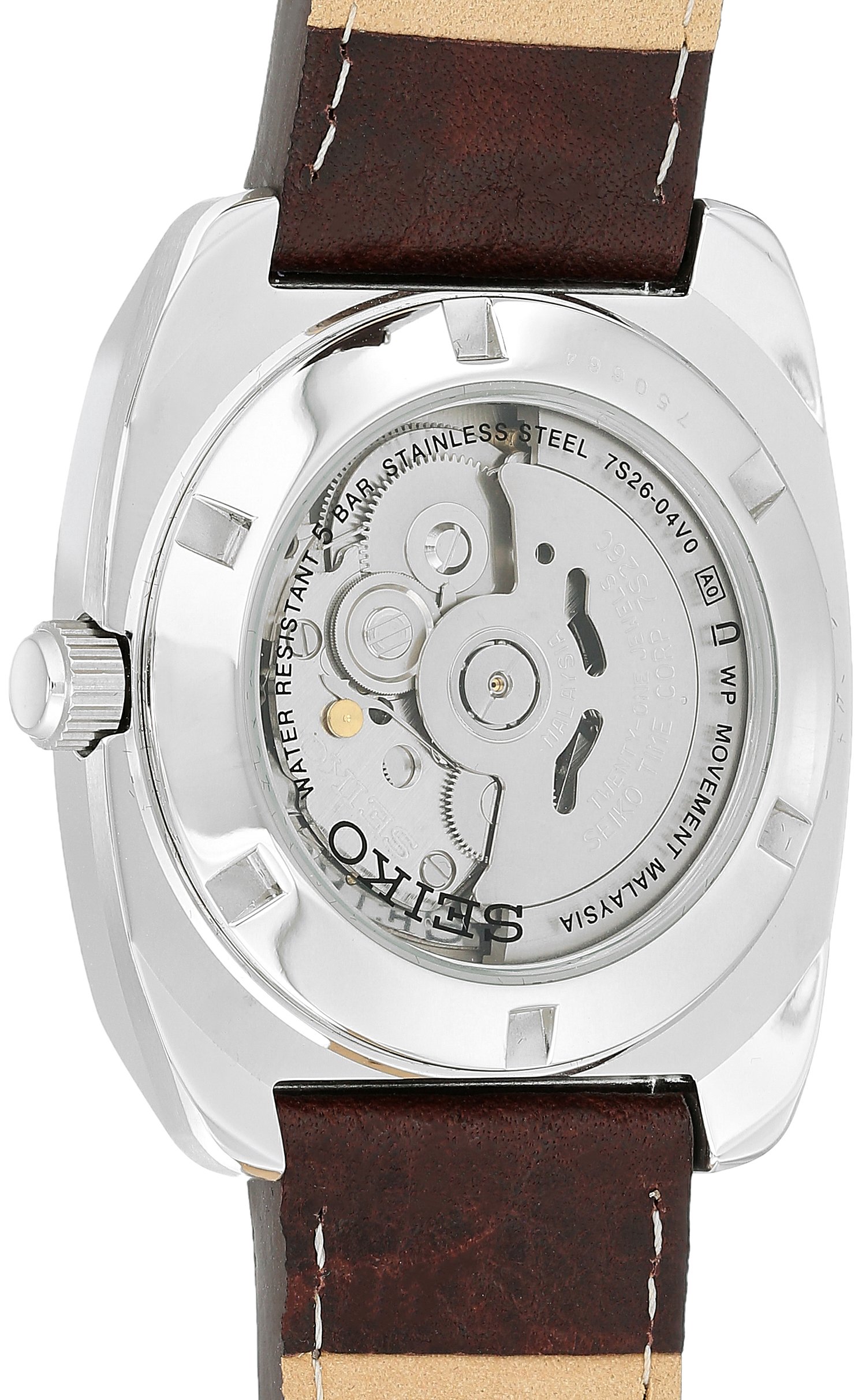 Mua Automatic Watch for Men Recraft Series Brown Leather Strap, Day