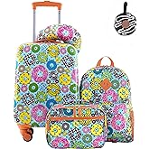 Travelers Club 5 Piece Kids' Luggage Set, Donut