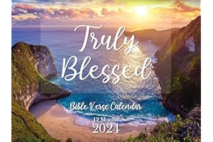 JBH Creations Truly Blessed Bible Verse Calendar 2024