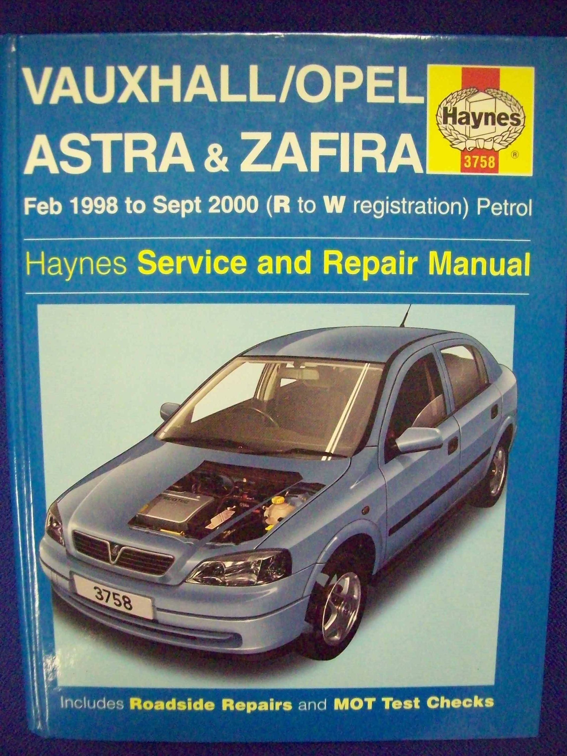 Vauxhall/Opel Astra and Zafira (petrol) Service and Repair Manual Hardcover  – Sep 28 2001