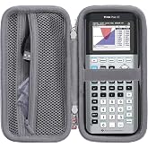 Khanka Stroage Case for Texas Instruments TI-84 Evo/TI - 84 Python/TI-83 Plus/TI-84 Plus/TI-84 Plus CE Color Graphing Calculator, Case Only(Galaxy Gray)