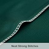 NTBAY Silk Satin Pillowcases 2 Pack 50x75 cm Dark Green Envelope Closure view 4