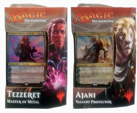 Aether Revolt Planeswalker Deck englisch - MtG Magic the Gathering, Deck:Set (je 1x Tezzeret Deck + 1x Ajani Deck)