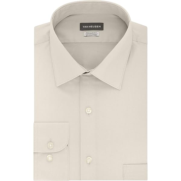 Amazon.com: Van Heusen mens Regular Fit Pinpoint Stripe Dress Shirt, Birch,  14.5 Neck 32 -33 Sleeve Small US : Clothing, Shoes & Jewelry
