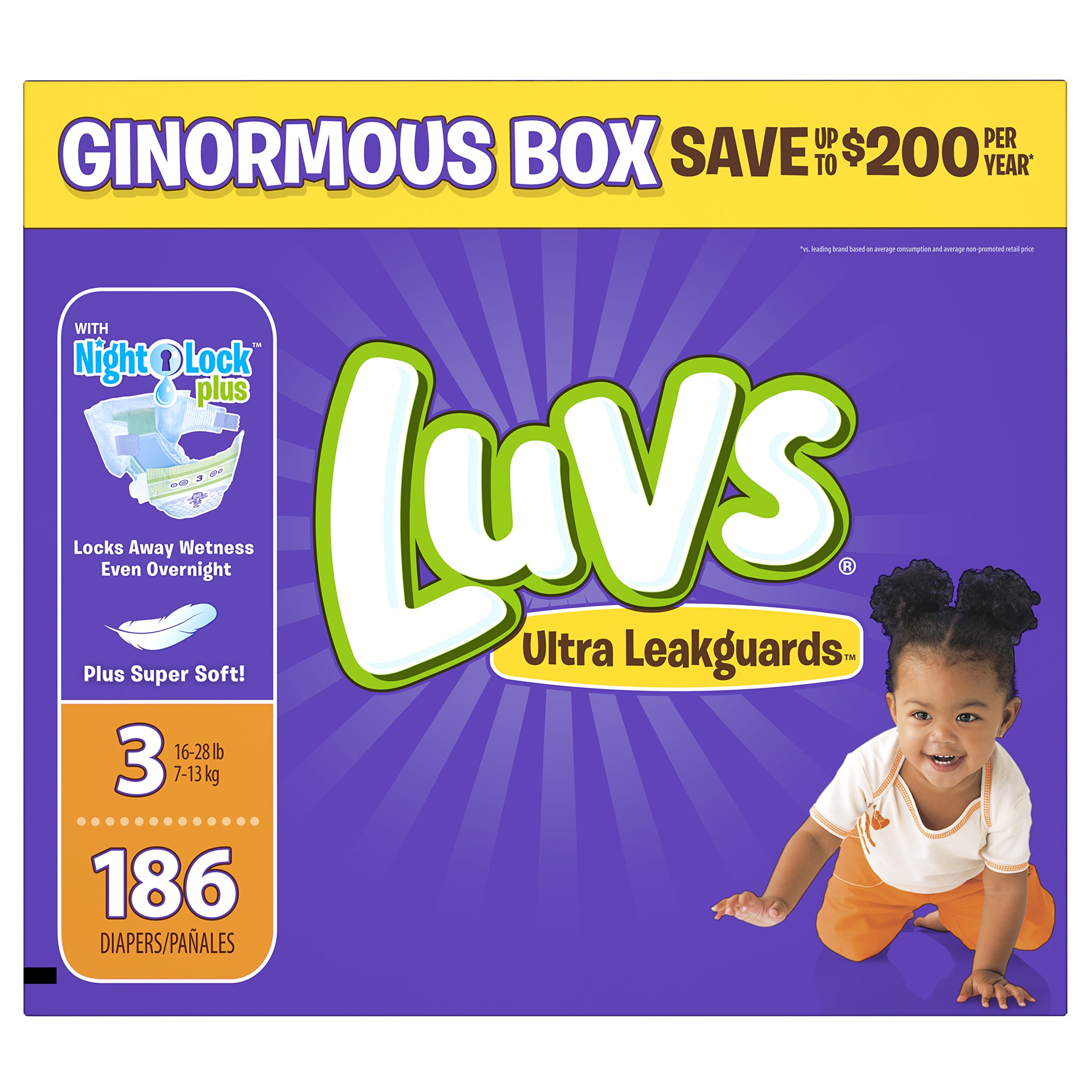 luvs diapers size 5, 140 count Health & Personal Care