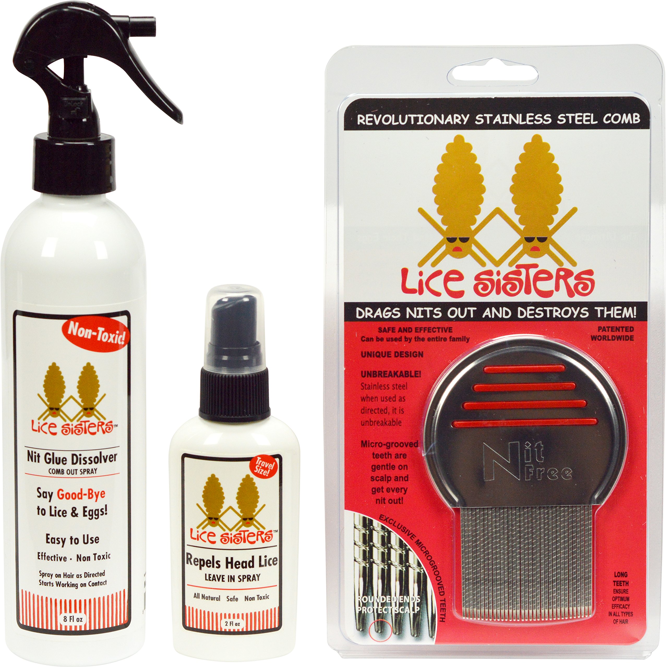 Lice Sisters Repel Lice Prevention Leavein Spray