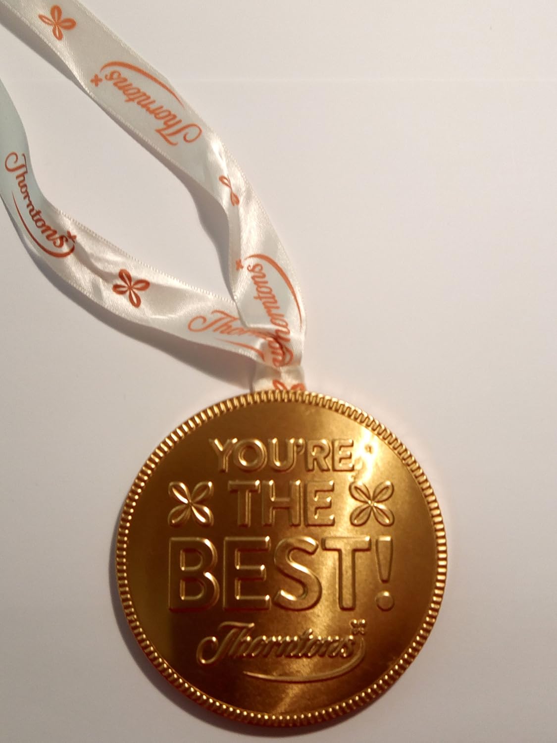 Thorntons Medal You're the Best Milk Chocolate with ribbon Father's