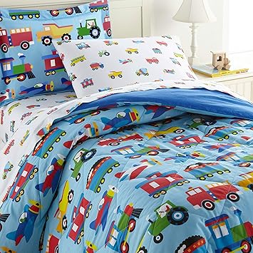 Wildkin Kids 100% Cotton Twin Comforter 