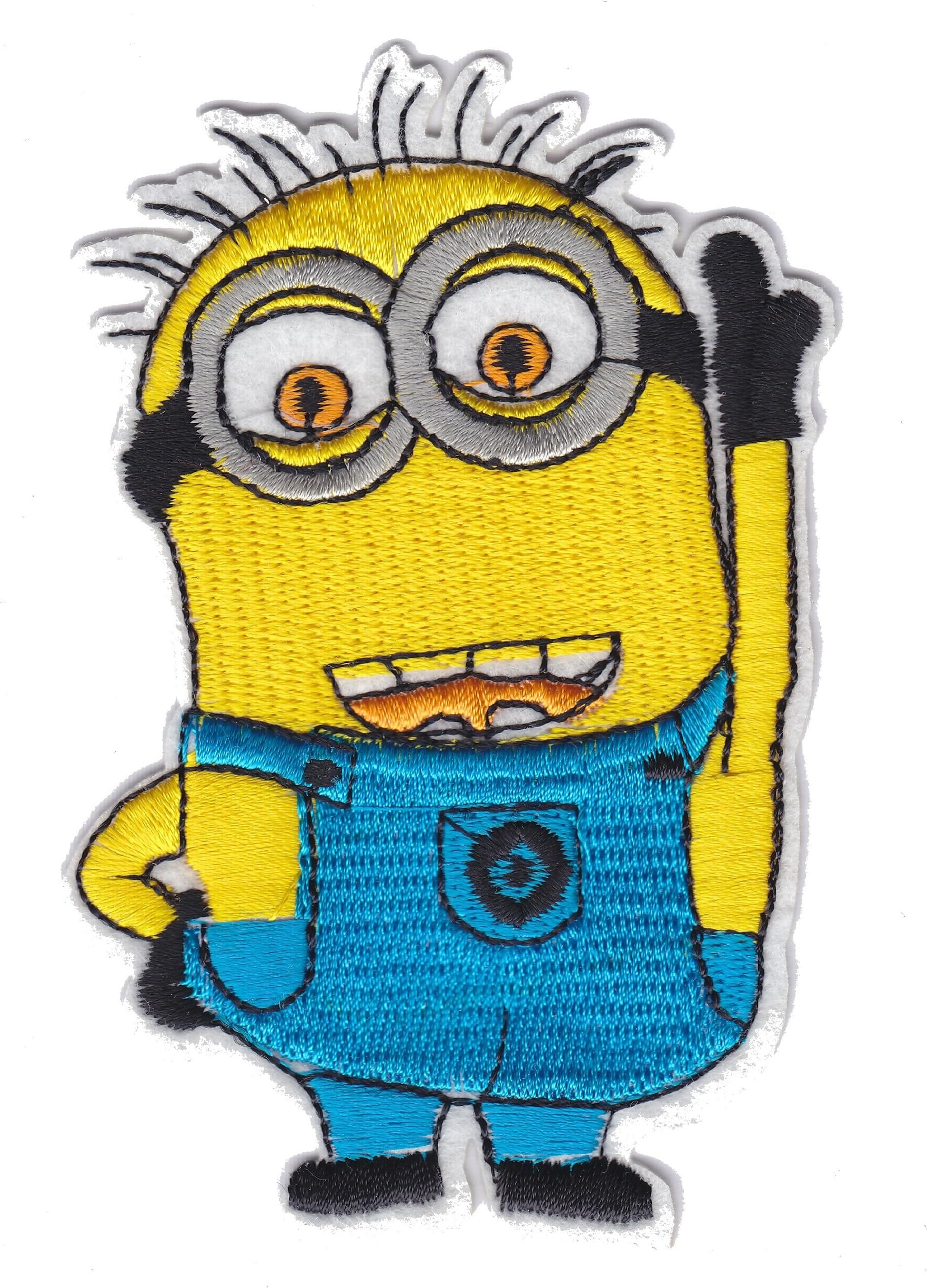 Minion Despicable Me (HQ) Iron on Sew on Fully Embroidered Patch From PatchWOW