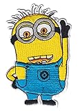 Minion Despicable Me (HQ) Iron on Sew on Fully Embroidered Patch From PatchWOW