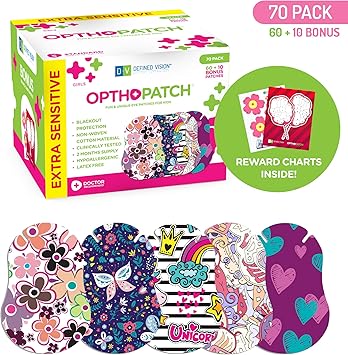 amazoncom kids eye patches fun girls design 60 10
