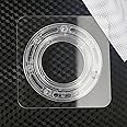 Cookie Turntable, 7" Clear Decorating Turntable With Acrylic Bearing Base and Non-Slip Mat, Helps Icing Cookies Faster & Better (Square)