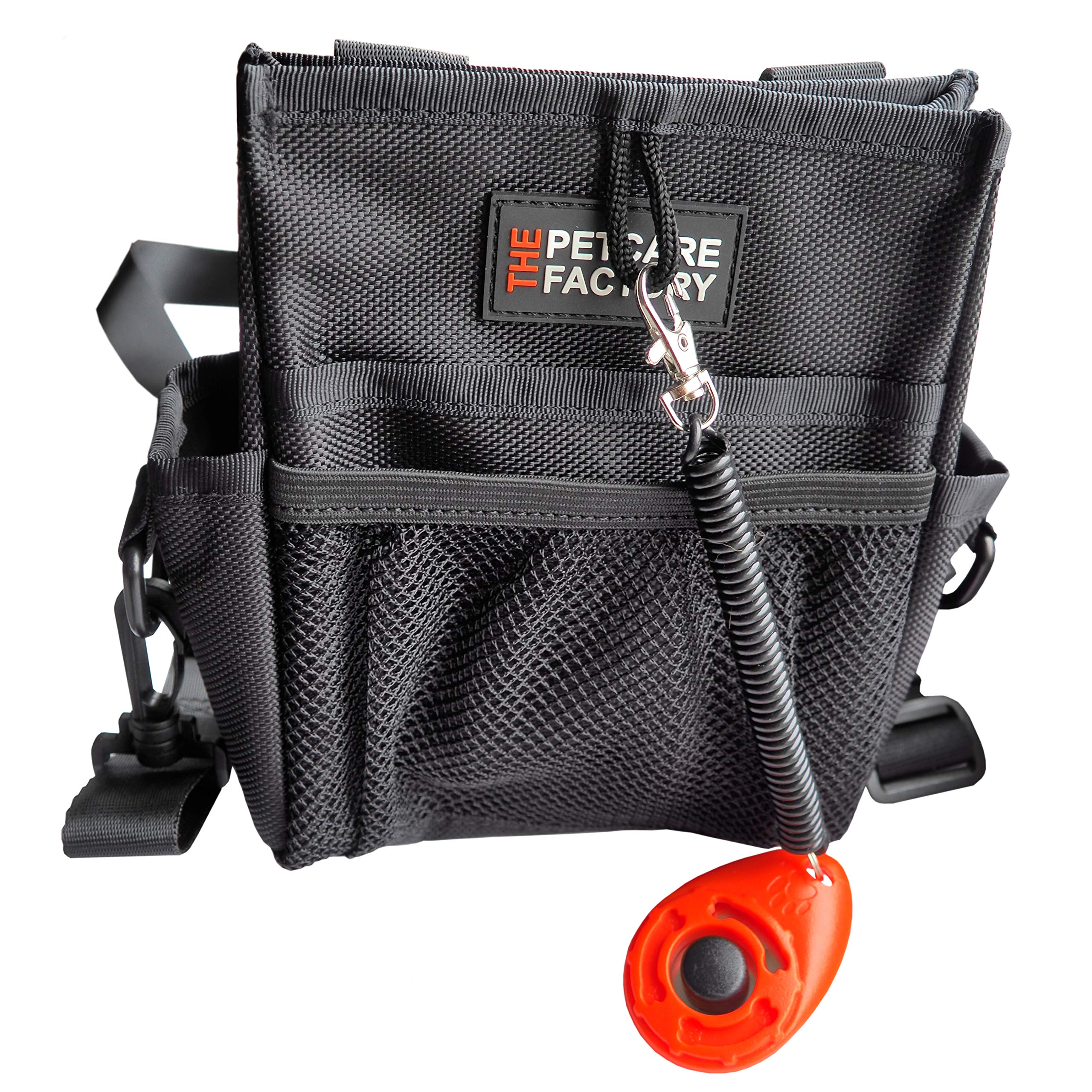 The Petcare Factory Ultimate Dog Training Treat Pouch (Black)