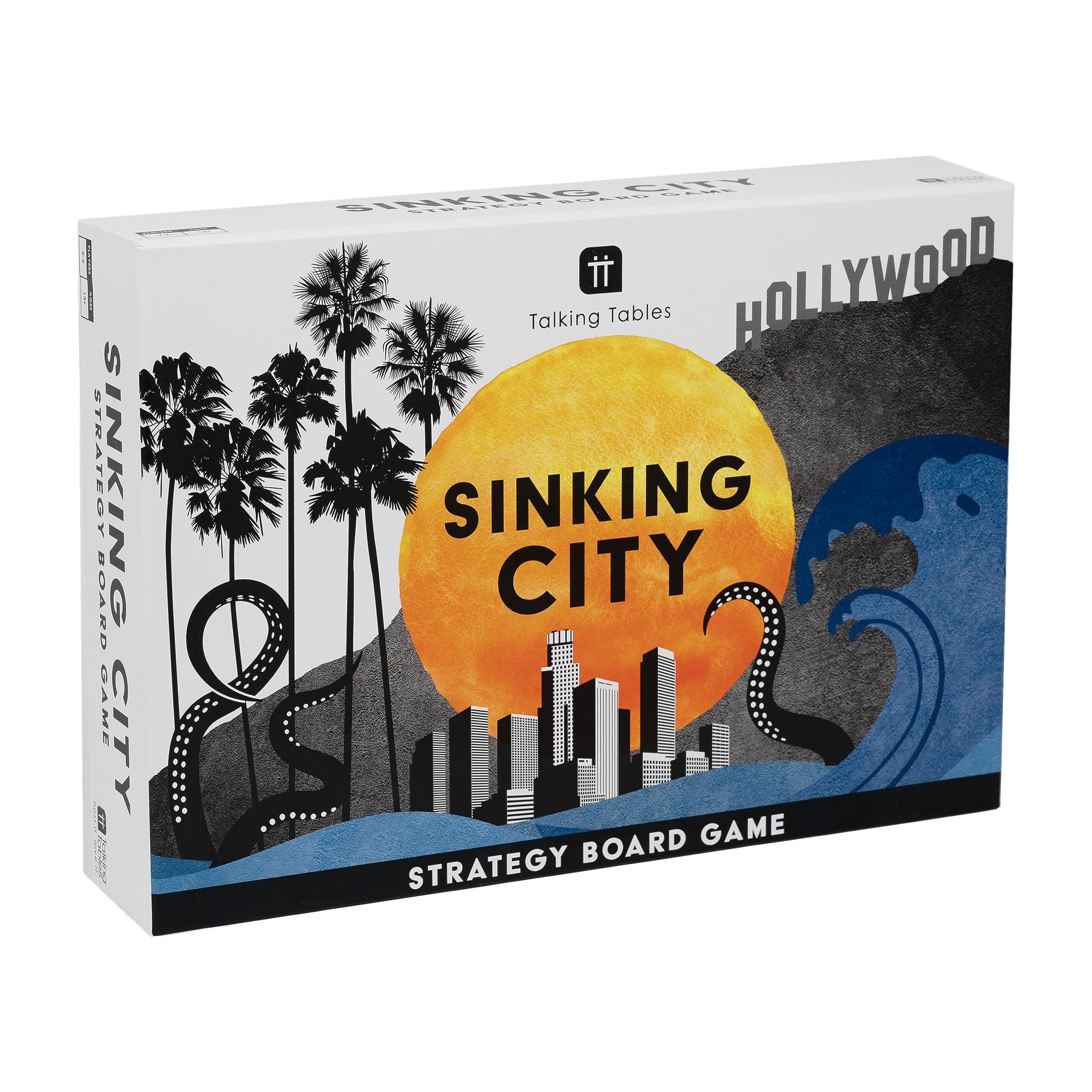 Talking Tables : Sinking City New Board Game A fun and fast paced strategy adventure to be played with friends and family, adults, ideal which can be replayed! Ages 13+