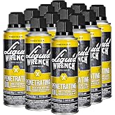 LIQUID WRENCH Penetrating Oil Spray &ndash; Lubricant for Bolts, Nuts &amp; Locks &ndash; Helps Loosen Rusted Parts, Cuts Through Grease, Low Odor &ndash; Long-Lasting Lubrication &ndash; 5.5 oz (Case of 12)