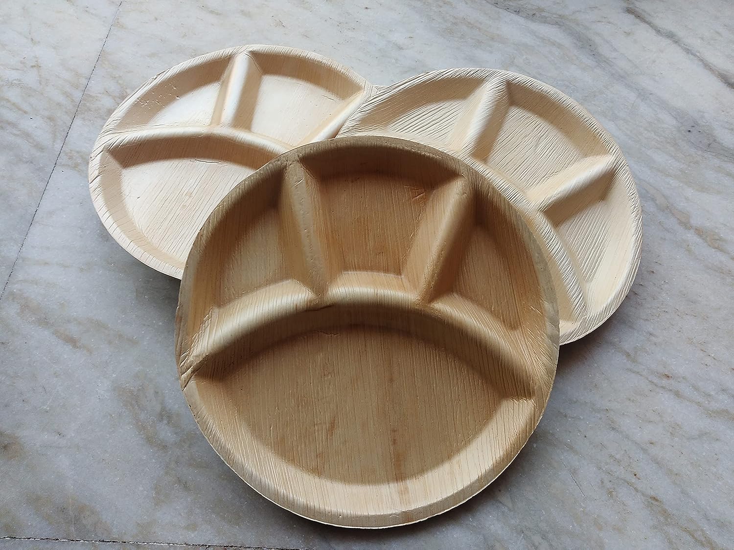 Buy ECOYASH Export Quality 12 Inch Disposable Round Areca Leaf Plates