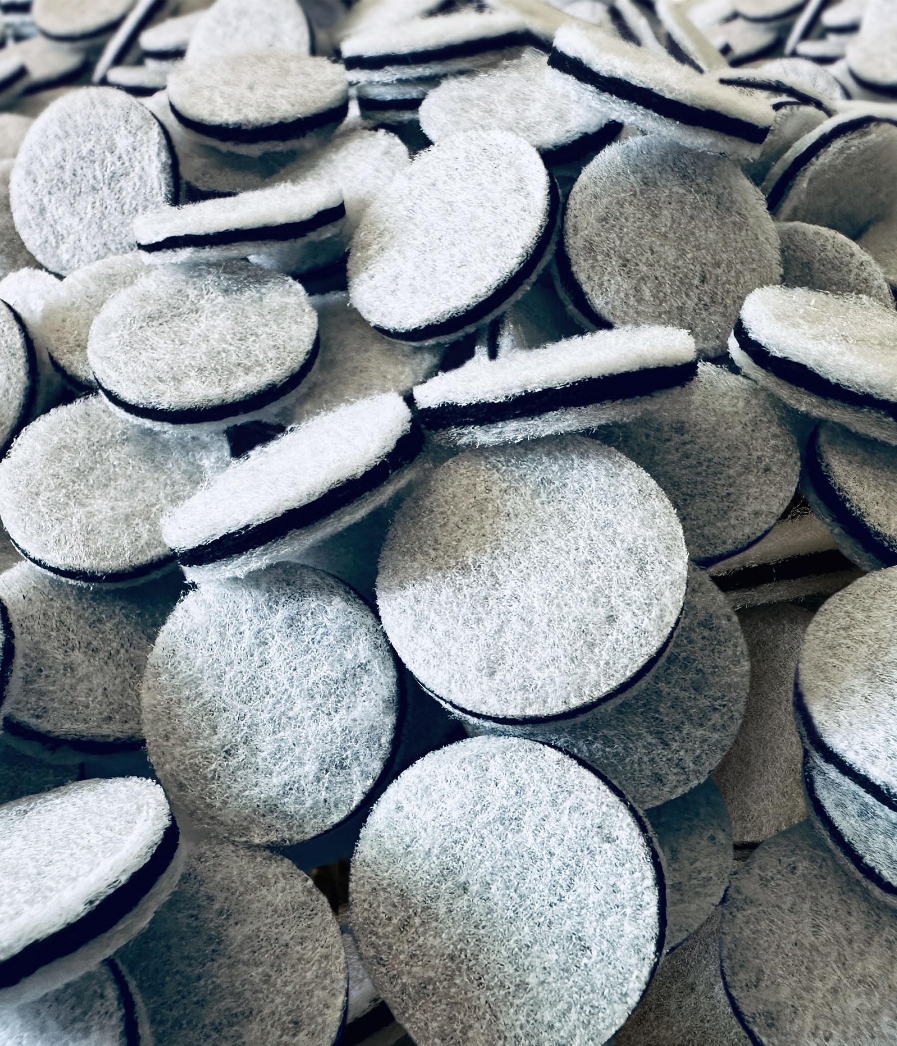 Photo 1 of 100-Pack Advanced 3-Layer Activated Carbon Filters | Universal Fit for Silicone Mouth Funnels | Removal of Harmful Substances | Easy Replacement | Long-Lasting Filtration