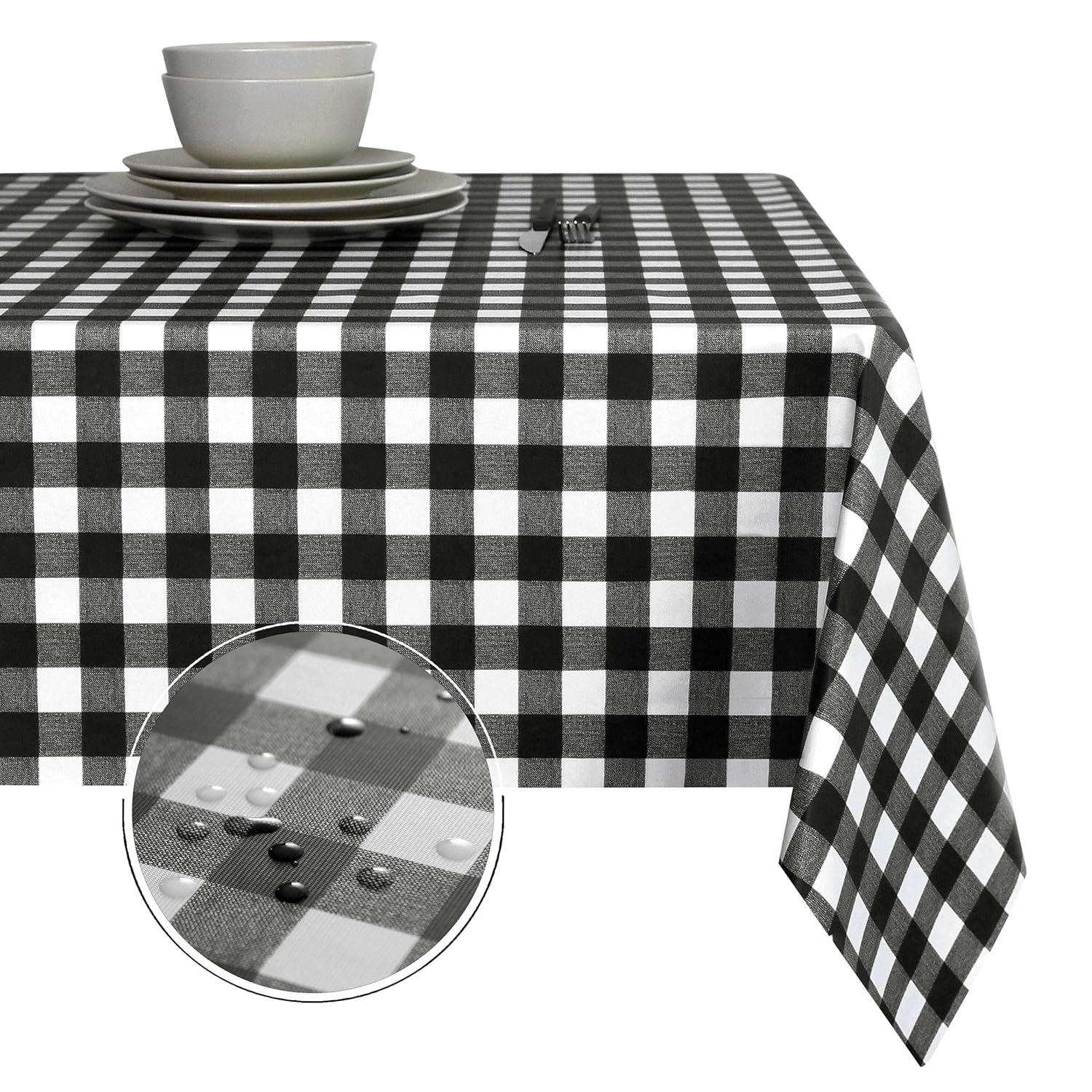 Best water print plastic table cloth