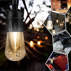 Enbrighten Premium Warm White String Lights, 24ft