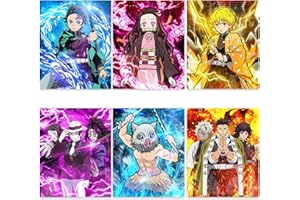 JUMANT Anime Poster Set - UNFRAMED 8x10 - Anime Posters for Room - Anime Wall Decor - Anime Room Decor for Bedroom - Anime Decor - Anime Wall Art