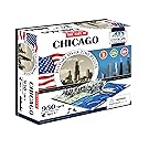 4D Cityscape Chicago Skyline Puzzle