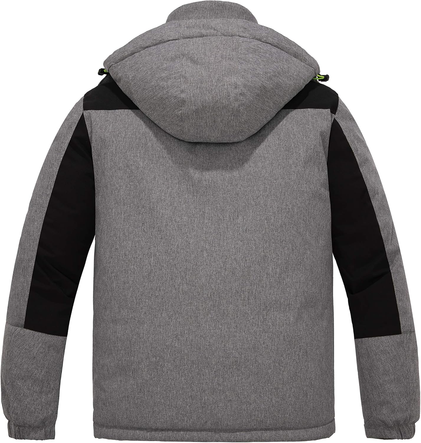 Skieer Men's Waterproof Ski Jacket Warm Winter Snow Coat Windproof Hooded Rain Jacket: Clothing