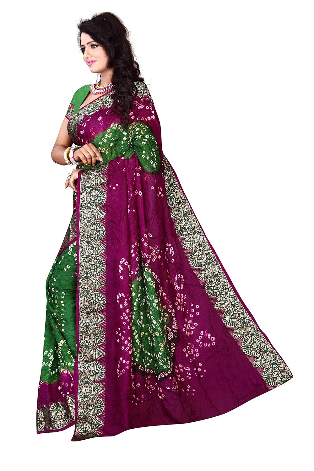 bandhani sarees online amazon