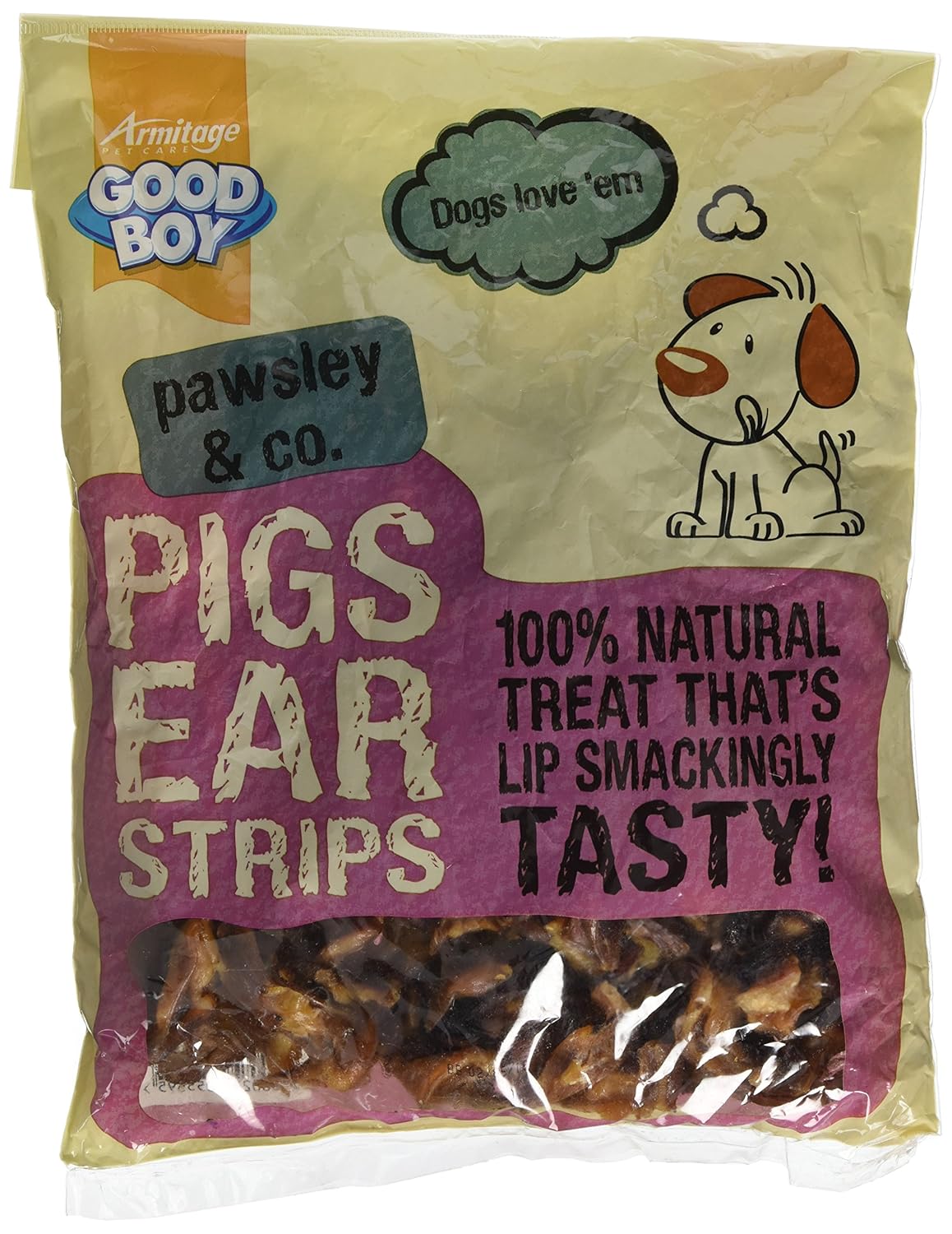 Good Boy Pigs Ear Strips 500 g Amazon.co.uk Pet Supplies