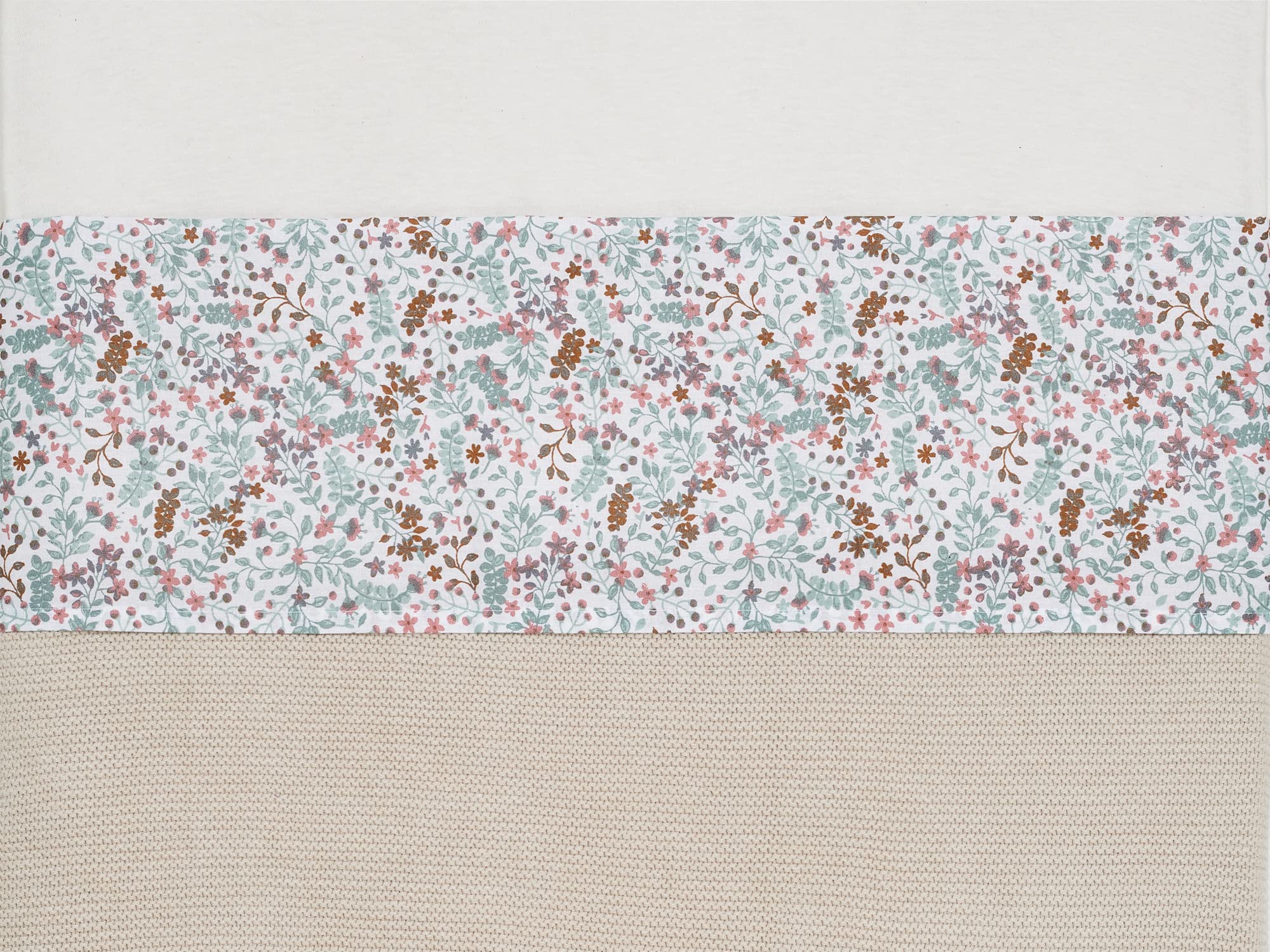 Jollein 008-511-65348 Sheet Crib 75x100cm - Bloom,Green