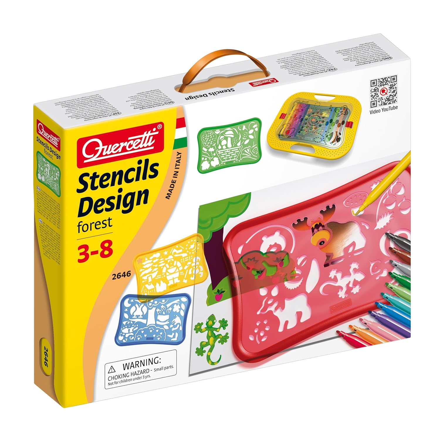 Quercetti 2646 Stencil Design Forest Disegno Amazon Giochi e giocattoli