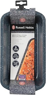 Russell Hobbs COMBO-5443 Non-Stick Loaf Pan Set 2 x 28 cm Blue Marble view 6
