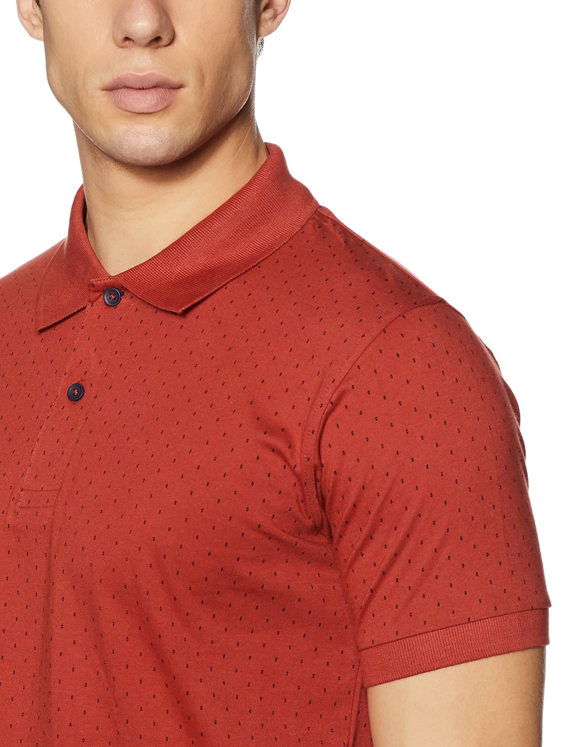 symbol amazon brand men's all over printed polo t-shirt