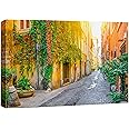 wall26 Canvas Print Wall Art Floral Botanical Garden Italian Village Nature Wilderness Photography Realism Rustic Scenic Landscape Earth Panorama Colorful for Living Room, Bedroom, Office - 24"x36"
