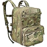 tactifans Tactical Expandable Flatpack, Chest Rig Backpack MOLLE Assault Pack Hydration Pack for PC Vest (CP)