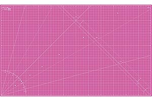 Elan Cutting Mat 36x60 Pink & Purple, Extra Large Self Healing Cutting Mat 36 x 60 Inch, 5-Ply Craft Board Pink, Hobby Board for Sewing and Quilting