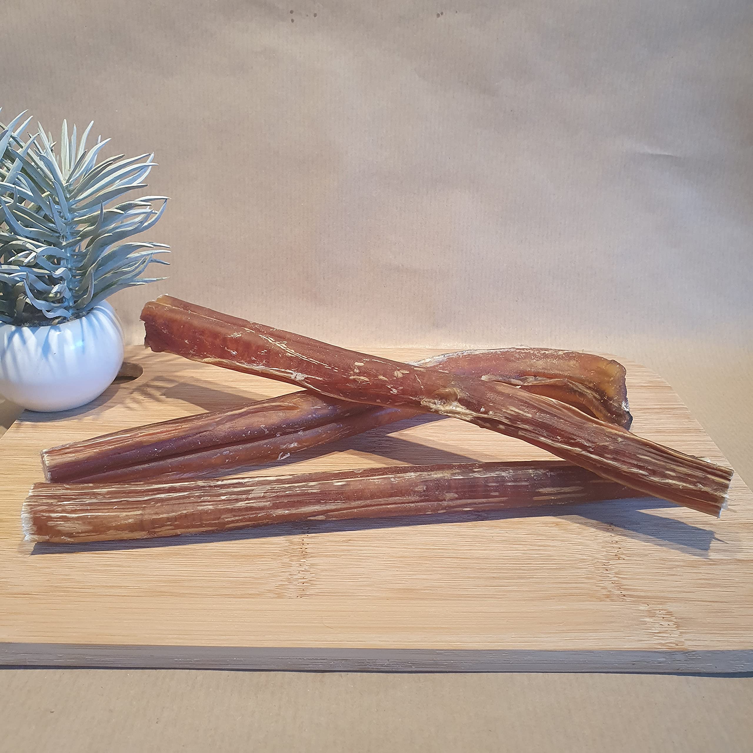 MinMont Pets - Extra Long Bulls Pizzle, Bully Sticks 24cm, Long Lasting Healthy Chew. 3 or 5 pack. (3 pack)