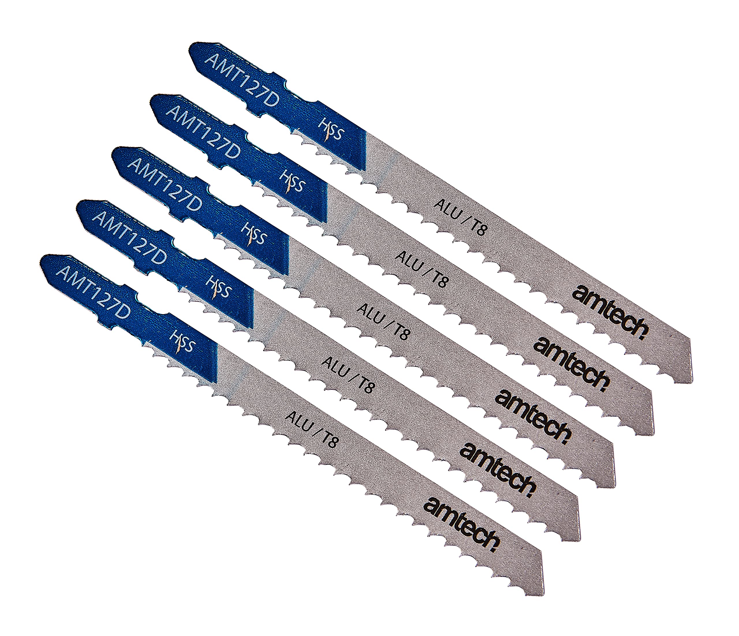 Amtech M1618 5 Piece aluminium jigsaw blade set (AMT127D)