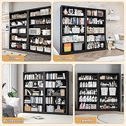 5-Space Heavy Duty Steel Shoe Rack, 4-Tier