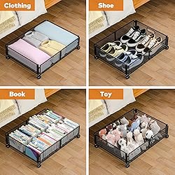 Lingusta Under Bed Storage with Wheels,Rolling
