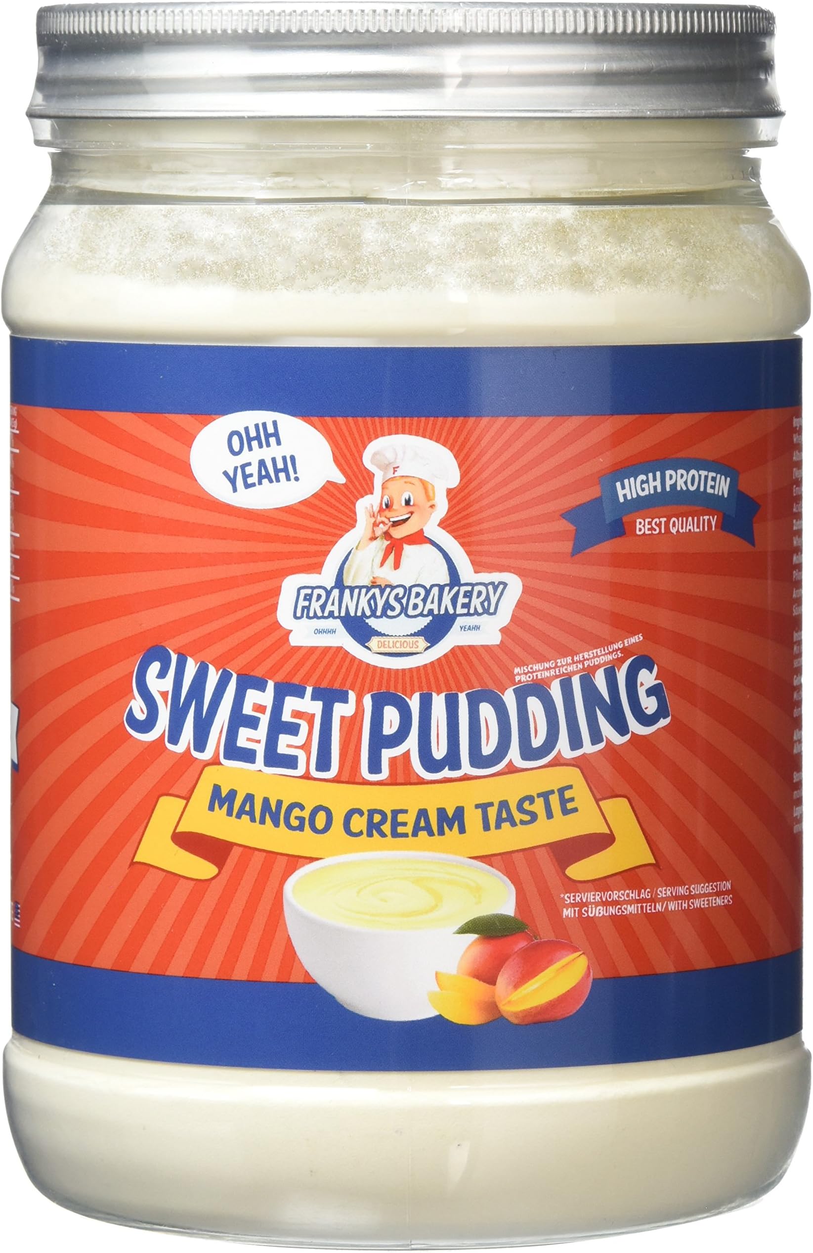 Frankys Bakery Sweet Pudding, Mango and Cream, 500 g